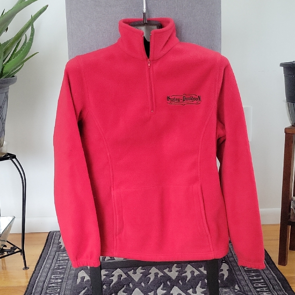 Harley-Davidson Fleece Top Medium Red